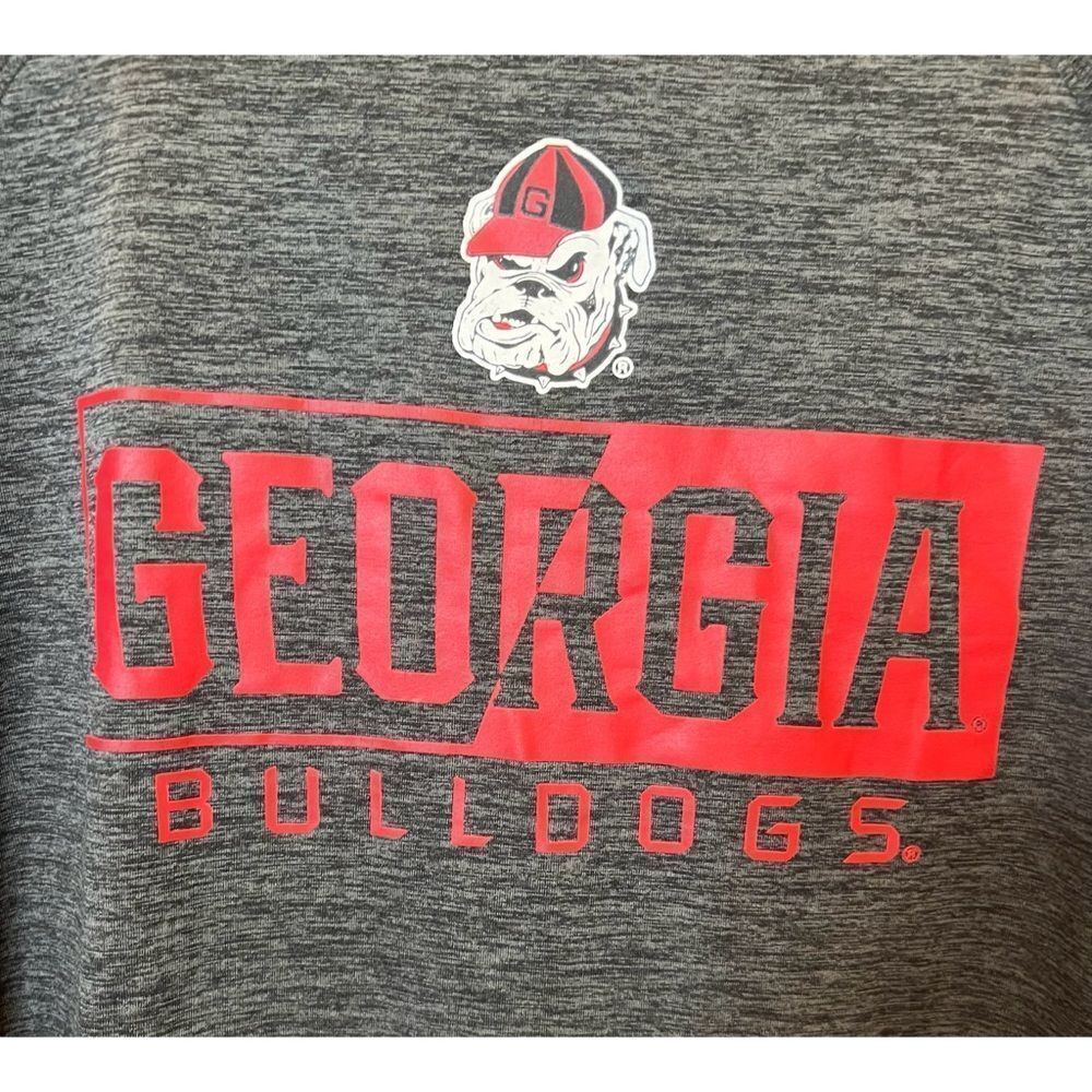 Champion Men's NCAA Graphic Printed Georgia Bulldogs Long Sleeve Crewneck Tee M - Picture 3 of 7